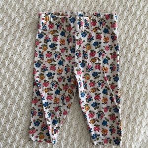 Baby Boden floral leggings